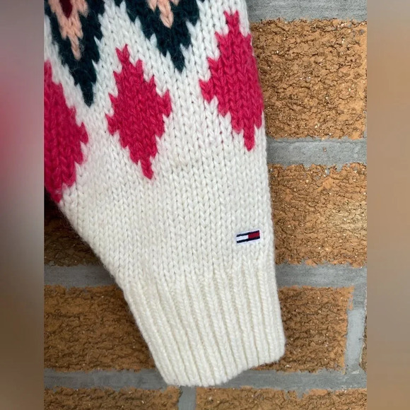 TOMMY FAIR ISLE SWEATER SMALL - Picture 6 of 16